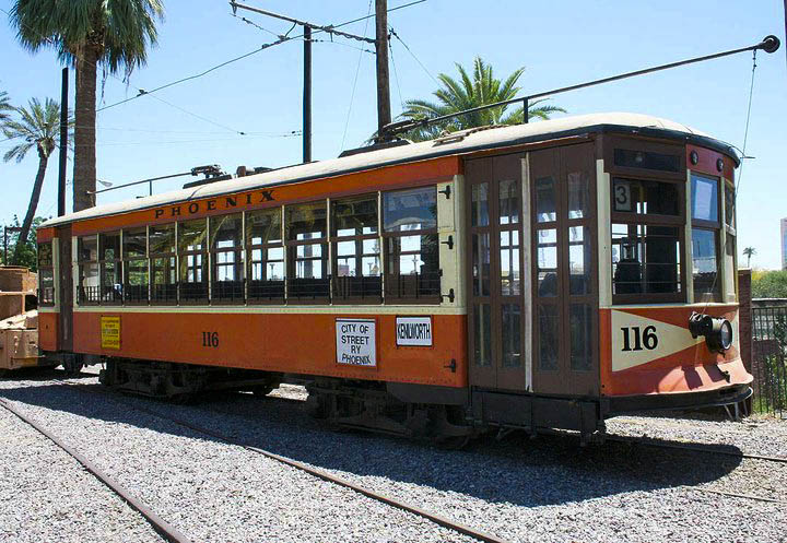 Car 116 - photo courtesy Phoenix Trolley Museum
