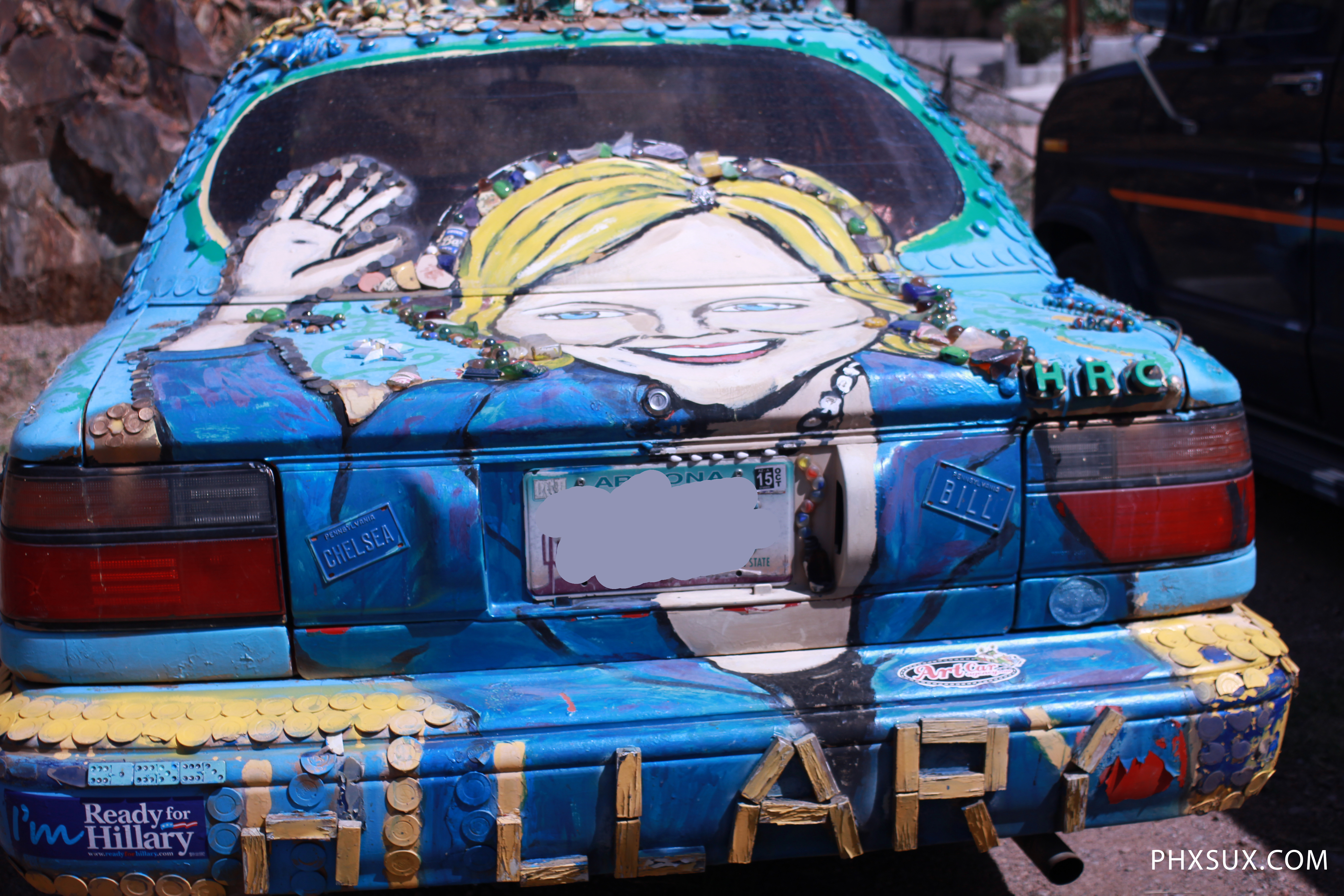 Fuck This Hillary Clinton Car From Bisbee